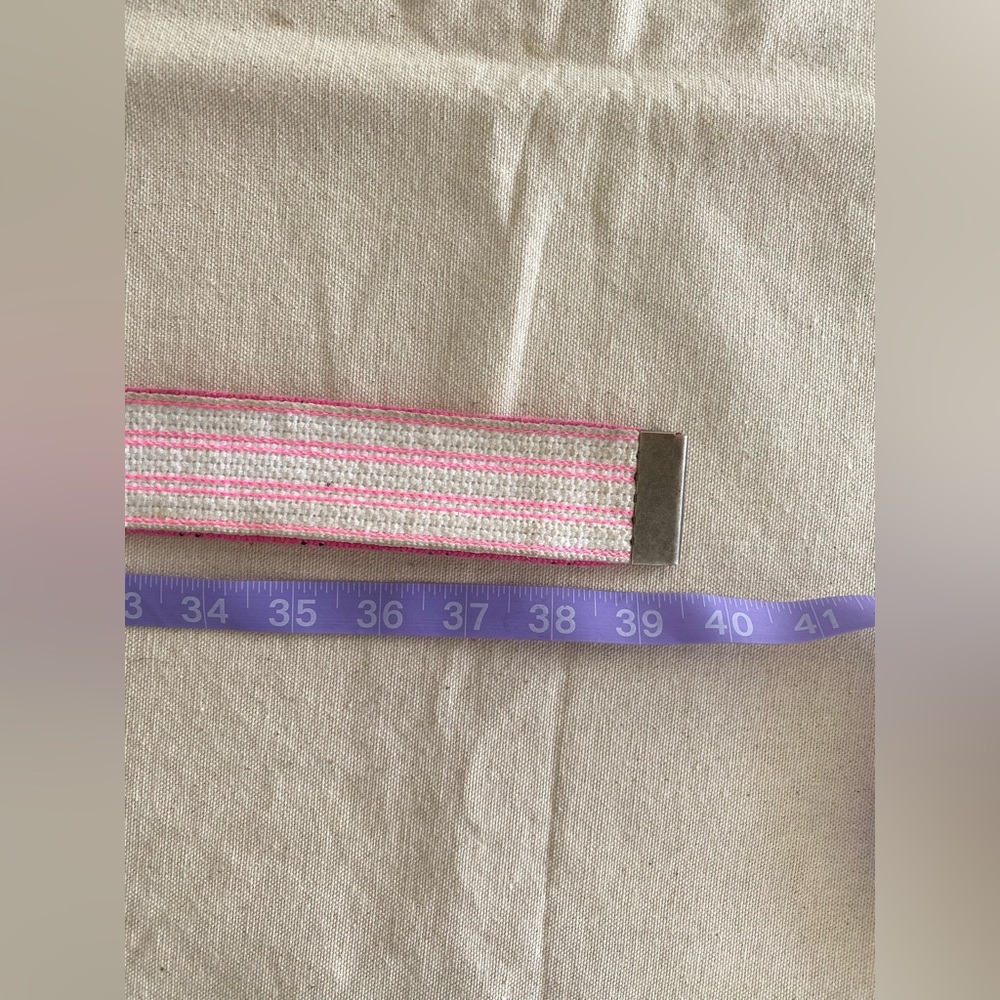 The Original Hockey Lace Belt Pink Cord Belt Adjustable Athletic Wear - Picture 5 of 5